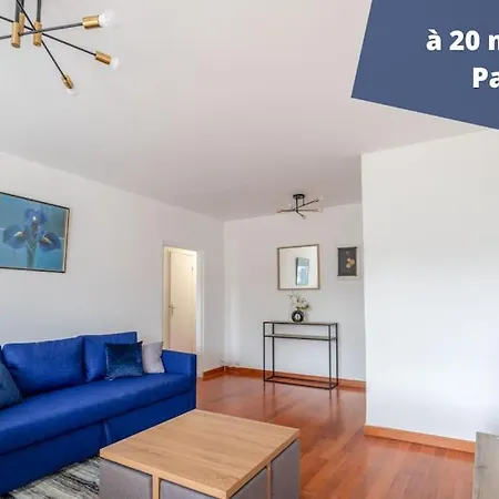 Апартаменты Grand 3 Pieces Super-meuble-20minutes De Paris Кретей