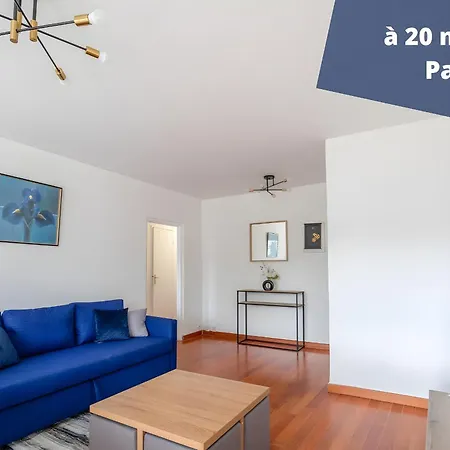 Grand 3 Pieces Super-Meuble-20Minutes De Paris Апартаменты Кретей